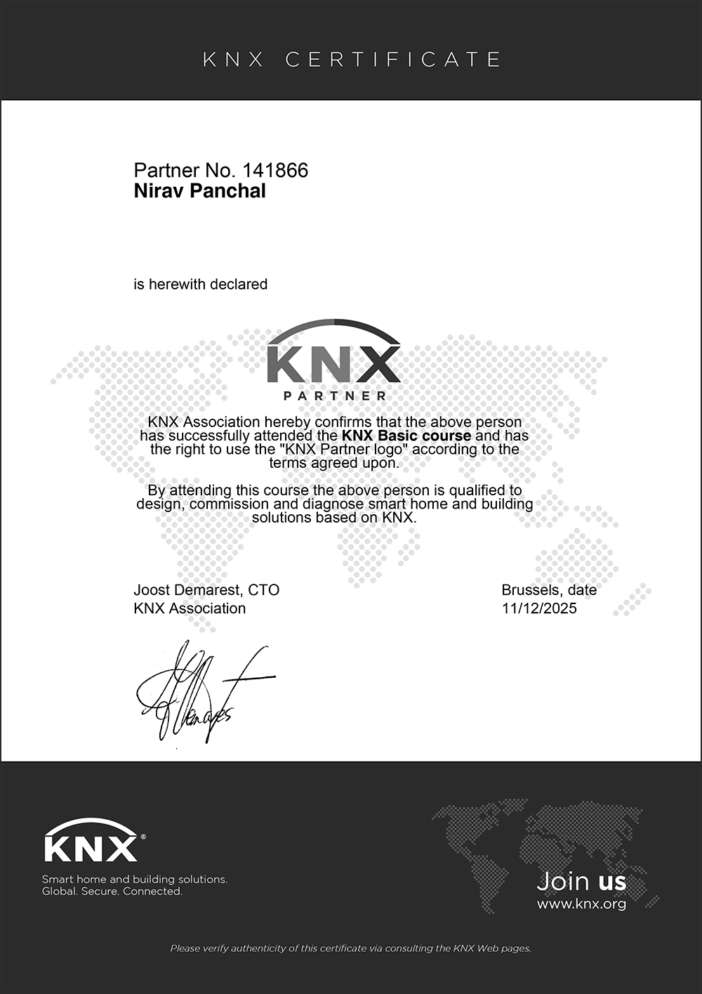 Certificates